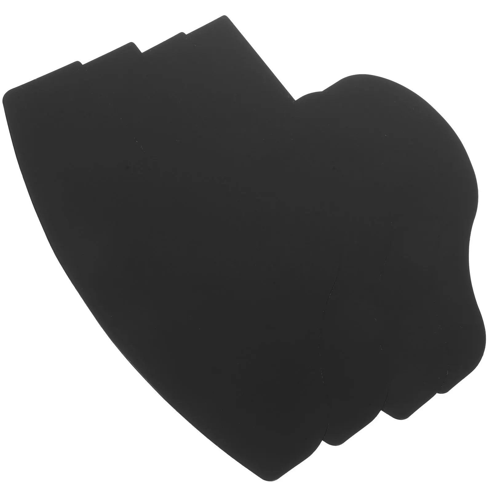 

4 Pcs Beard Hairline Card Alignment Tool Template Man Stencil Shaper Black Shaping Templates