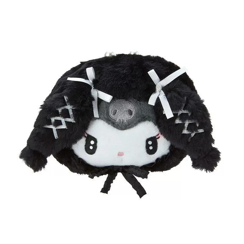 Anime Cartoon My Melody Kuromi Plush Doll Storage Bag Kawaii Portable Coin Purse Multifunctional Lipstick Bag Holiday Gift