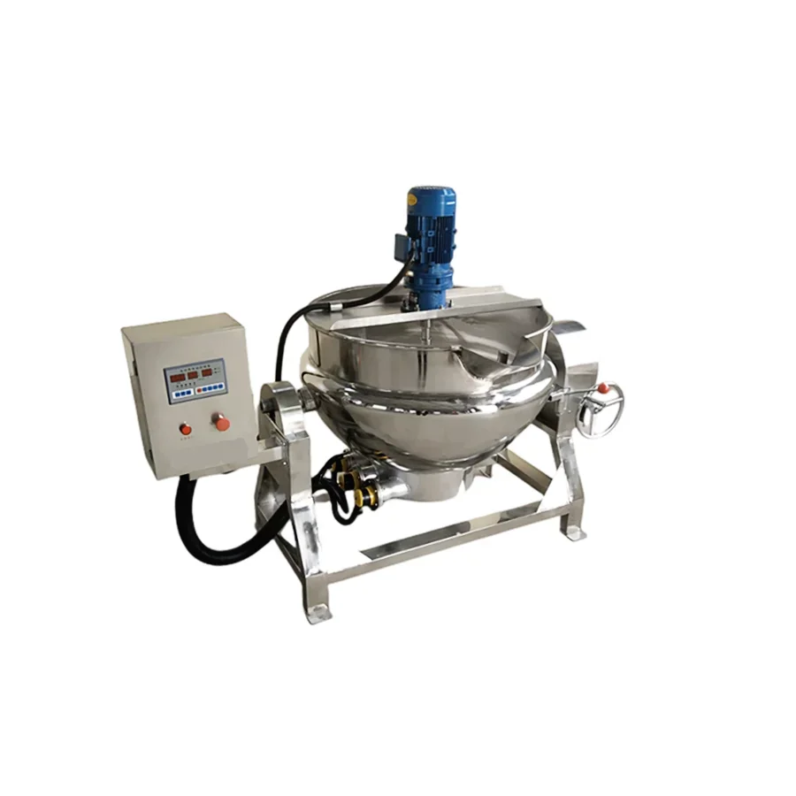 sauce boiling machine, small commercial cold powder making machine stir frying hot pot base material