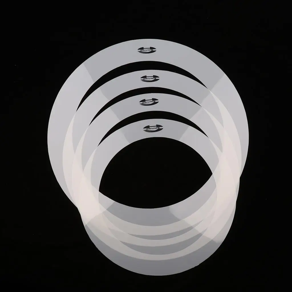 Percussion Instrument Parts Drum Set Accessories Tone Control Rings Muffler Dampening Rings for Drum Hardware 12 13 14 16 Inch