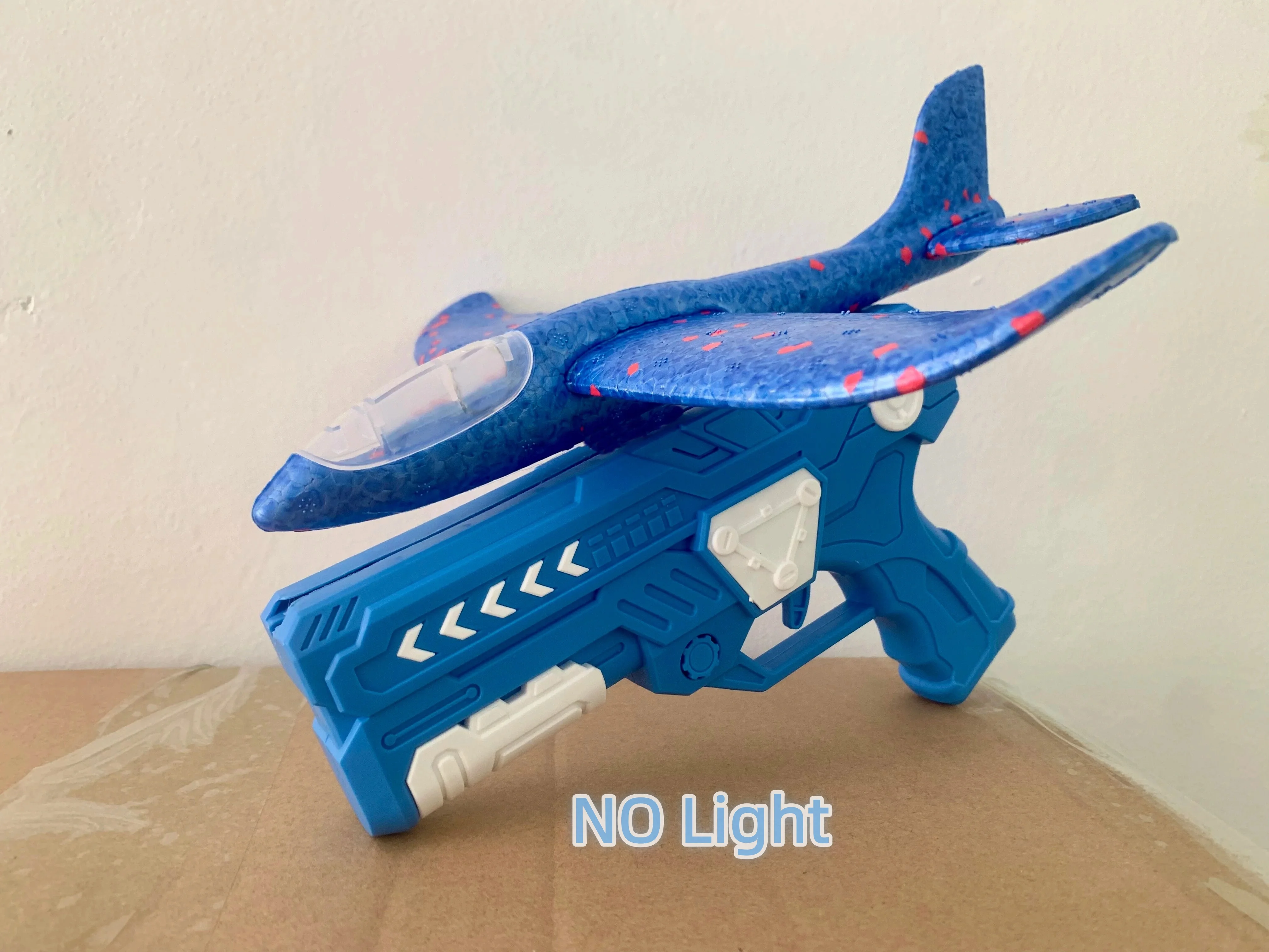 Katapult Schaum Flugzeug Pistole Feuer Outdoor Sport Hand Werfen Fliegende Segelflugzeug Spielzeug Jungen Mädchen