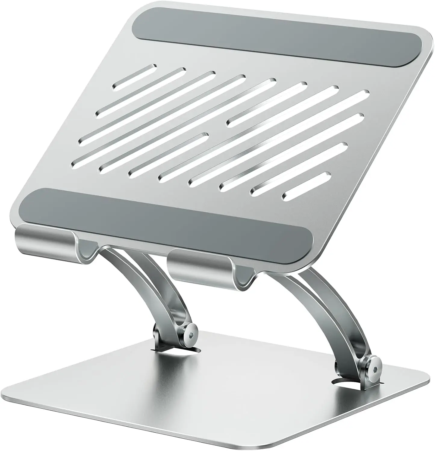 Tablet Holder Stand, Dual Rod Adjustable Aluminum Desktop Stand, Compatible with 4.7-16.5