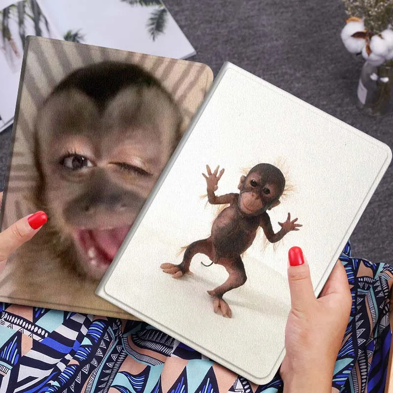 

Чехол для планшета с милой фигуркой обезьянки для Lenovo Xiaoxin Legion Pad Tab Pro GT Y700 Gen4 2 11 P11 M10 K10 3rd Plus Gen Gift