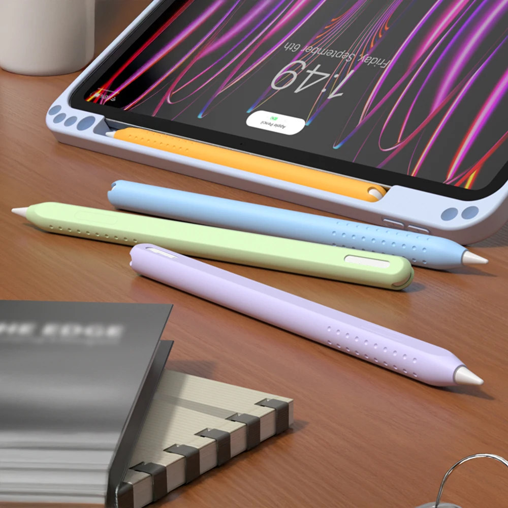 For Apple Pencil 2 2nd Gen Pro Cases Stylus Pen Case Soft Silicone Ultra Thin Protective Cover For iPad Pencil Pro Gen Sleeve