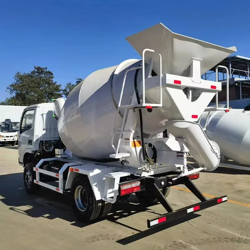 Portable Concrete Transit Mixer Concrete Mixer Truck 3m³ 4 Cubic Factory Price New High Efficiency