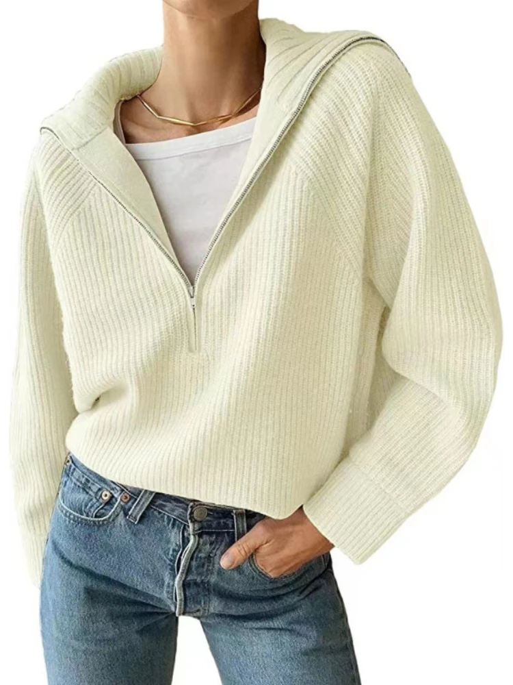 

Ladies Sweater Knitting Short Tops Coat Fashion Trend Knitwear Female Clothing Pullovers Sweater Women Street Trendsetters