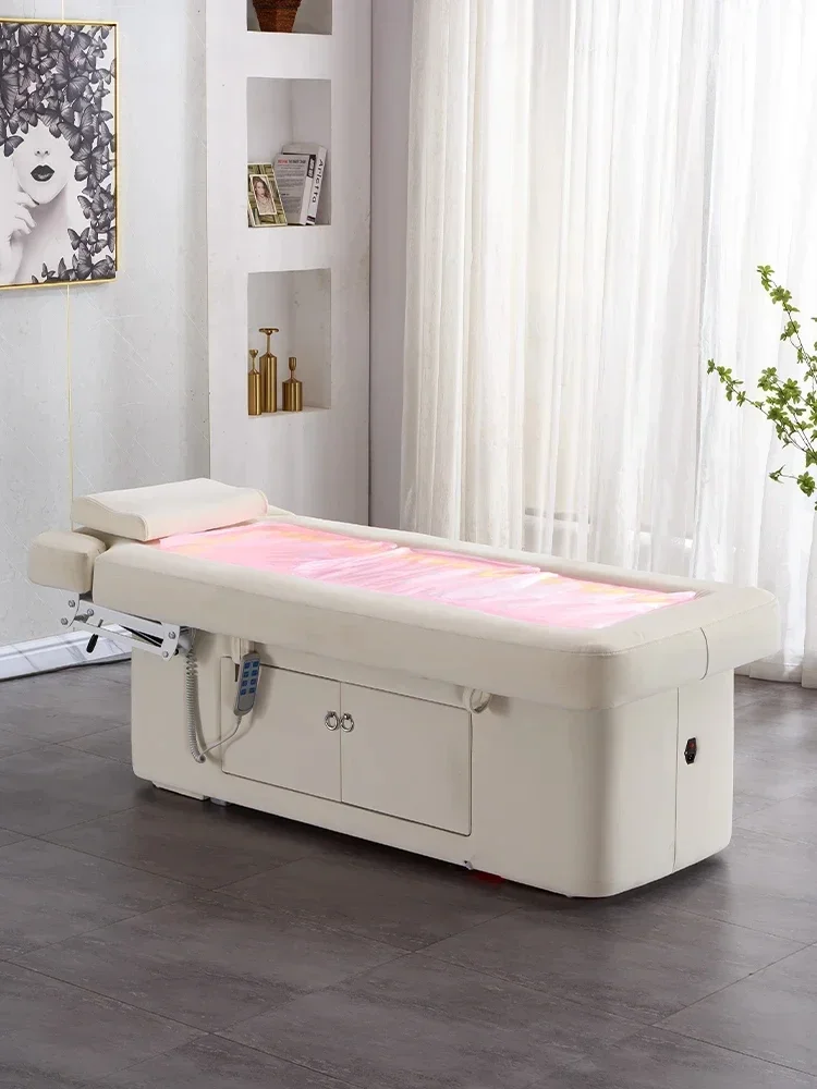 

High-End Electric Spa Bed Beauty Lifting Massage Intelligent Constant Temperature Heating Spa Facial Bed