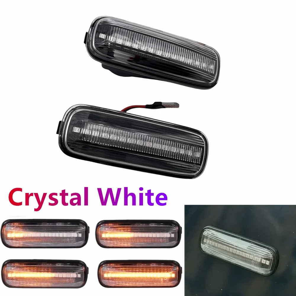 2PCS LED Dynamic Turn Signal Side Marker Sequential Blinker Light For Honda Ballade Hatchback Civic CR-V RD1 Car Accessory