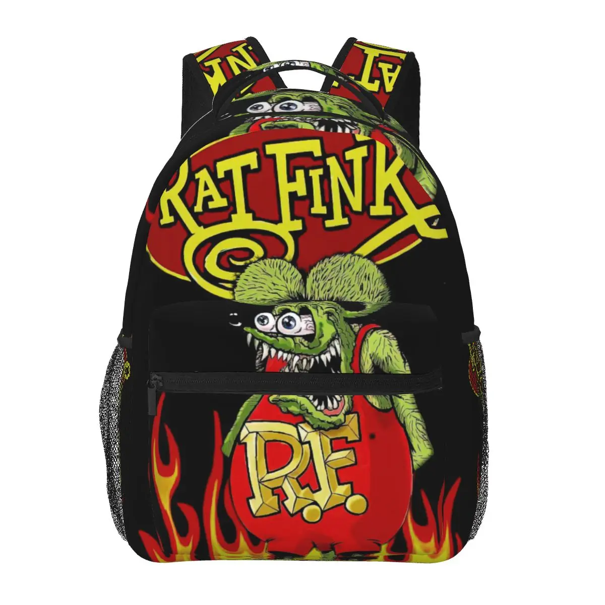 

Рюкзак для девочек и мальчиков The Rat Fink, дорожные рюкзаки для подростков, школьные сумки