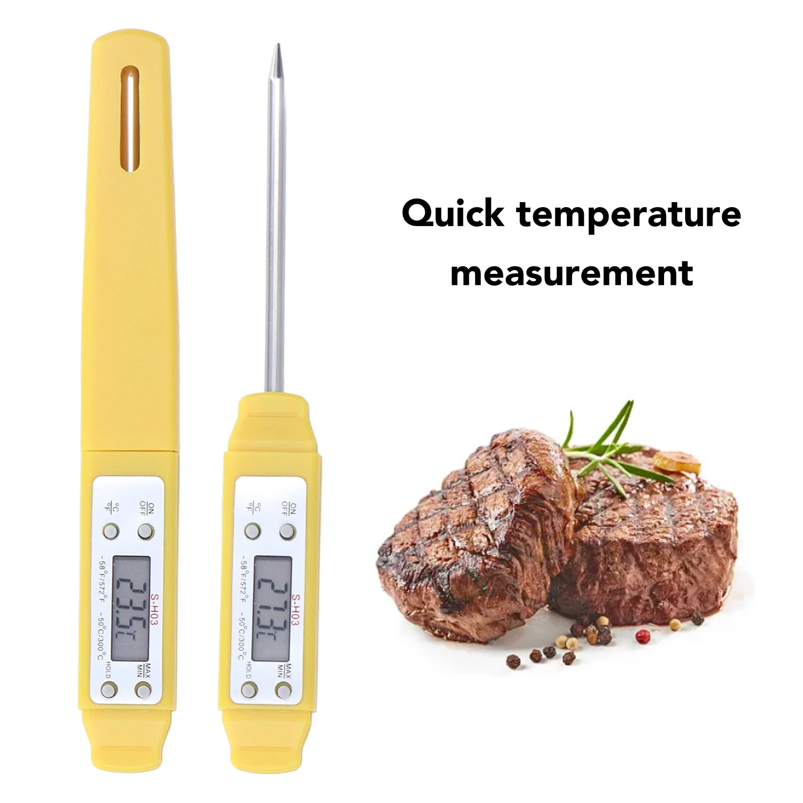 Digital Food Thermometer Automatic Calibration Pen  High Accuracy Electronic  Thermometer Digital Food Thermometer