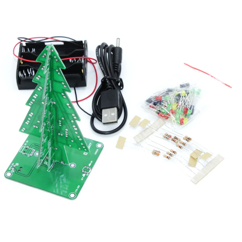 

Led Flashing Christmas Tree Mini Artificial Desktop Decor For Holiday Party Indoor Outdoor Decoration Lightweight Small Trees