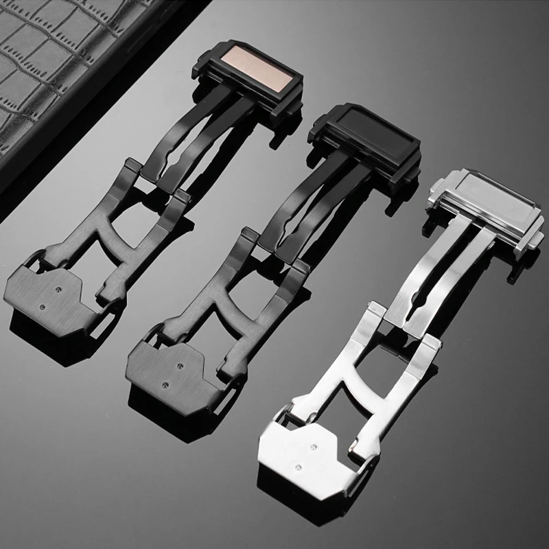 ウブロビッグバンシリーズ用高品質ステンレス鋼バックルステンレス鋼折りたたみバックル絶妙な時計アクセサリー 22 ミリメートル