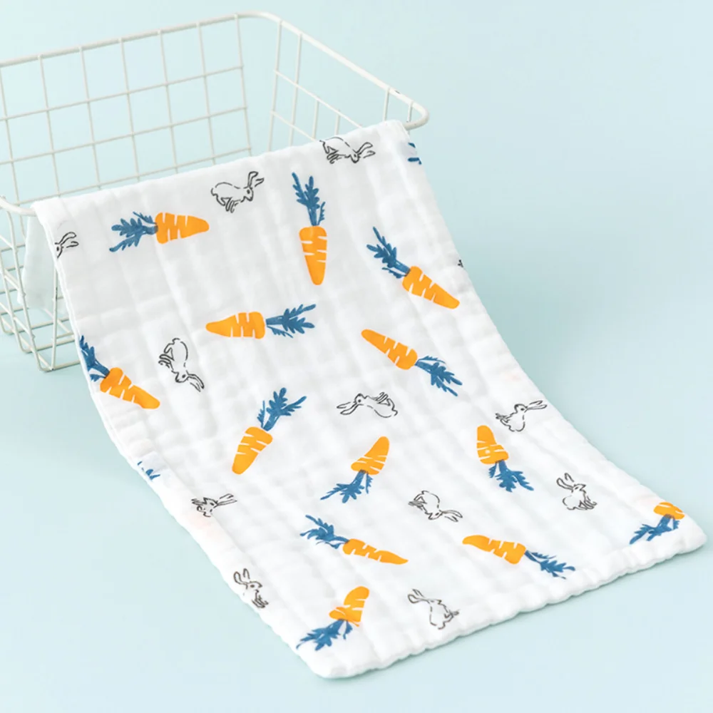 New Hot Premium Cotton Baby Towel 6 Layer High Density Washcloth Soft Face Towel for Newborn Kids Feeding Baby Accessories
