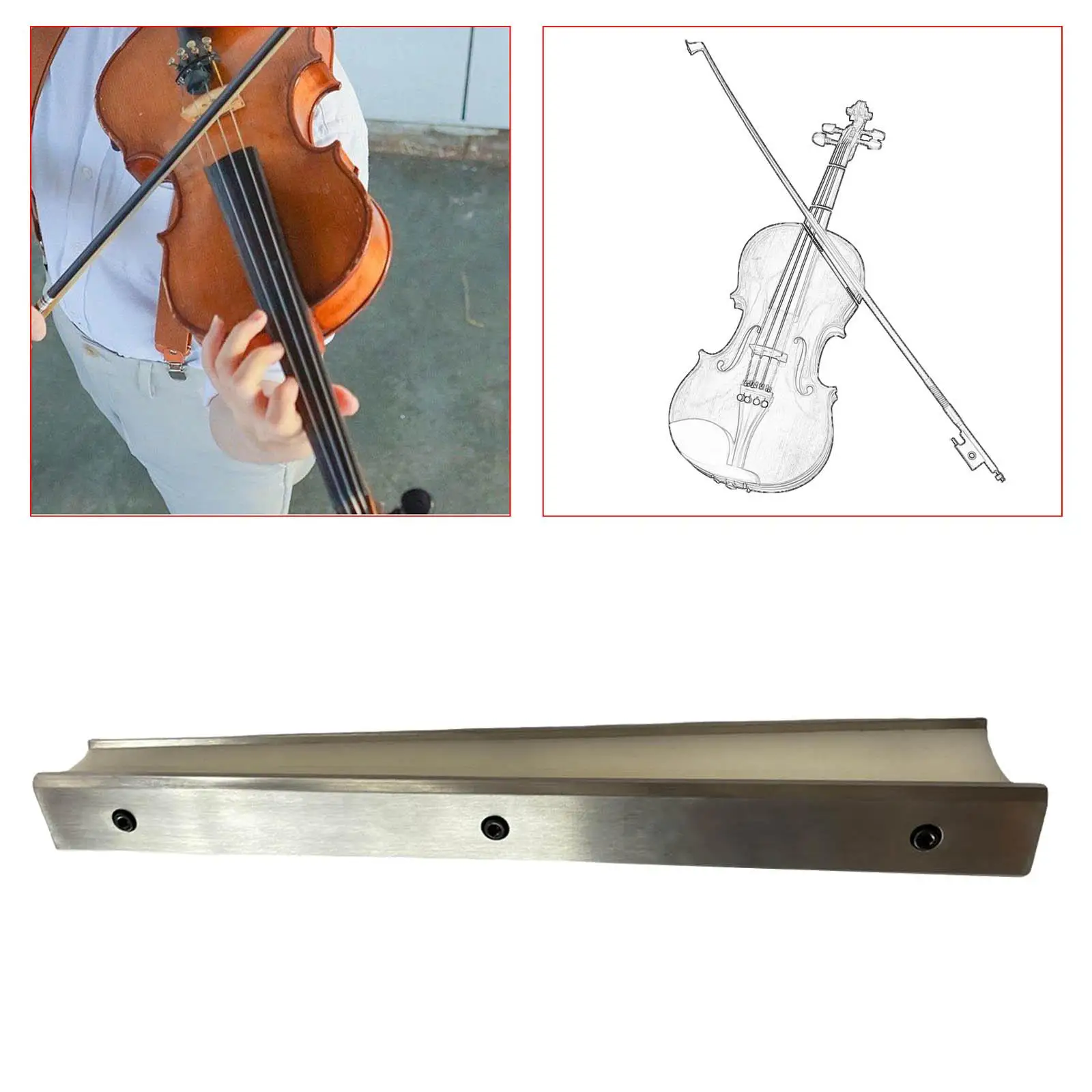 

Violin Fingerboard Holder Professional Violin Fingerboard Cradle Holder Maintenance Tools for Violinist Luthier Violin Player