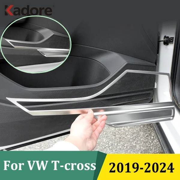 

For Volkswagen VW T-cross Tcross 2019-2024 Door Speaker Audio Sound Loudspeaker Cover Trim Interior Car Styling Accessories