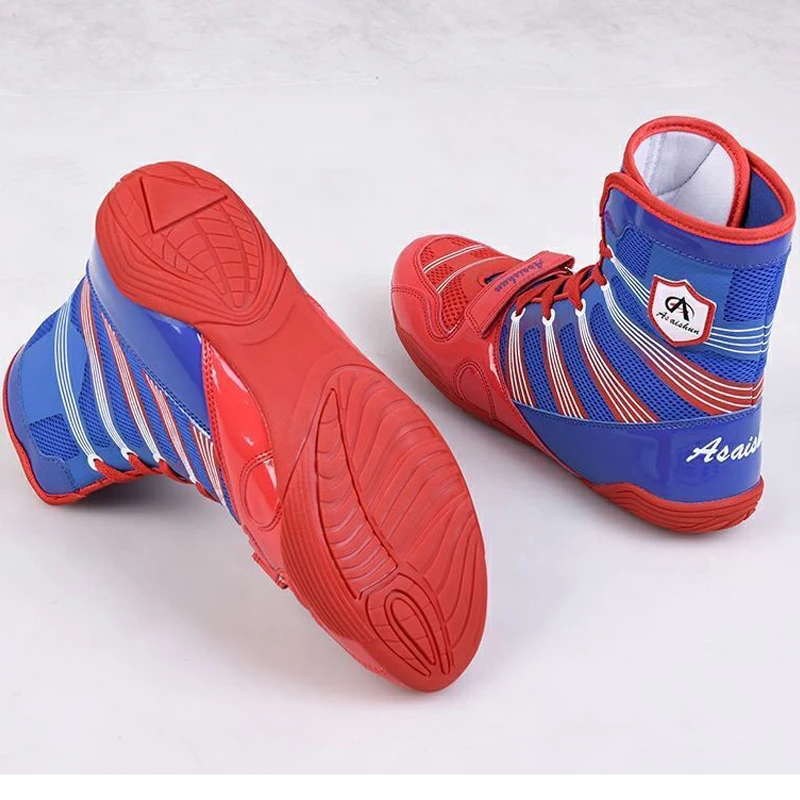 Profiboxen Wrestling Schuhe männer Rot Komfortable Training Boxing Wrestling Kampf Gewichtheben Schuhe 36-46 Größen