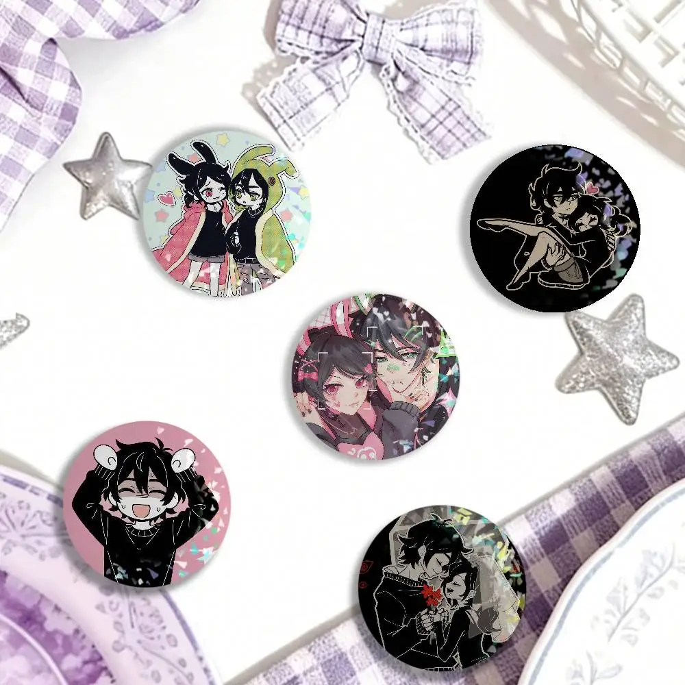 Games The C-coffin Of Andy And Leyley Laser Badge Creative Brooches Backpack Accessories Make Great Gifts For Friends Children