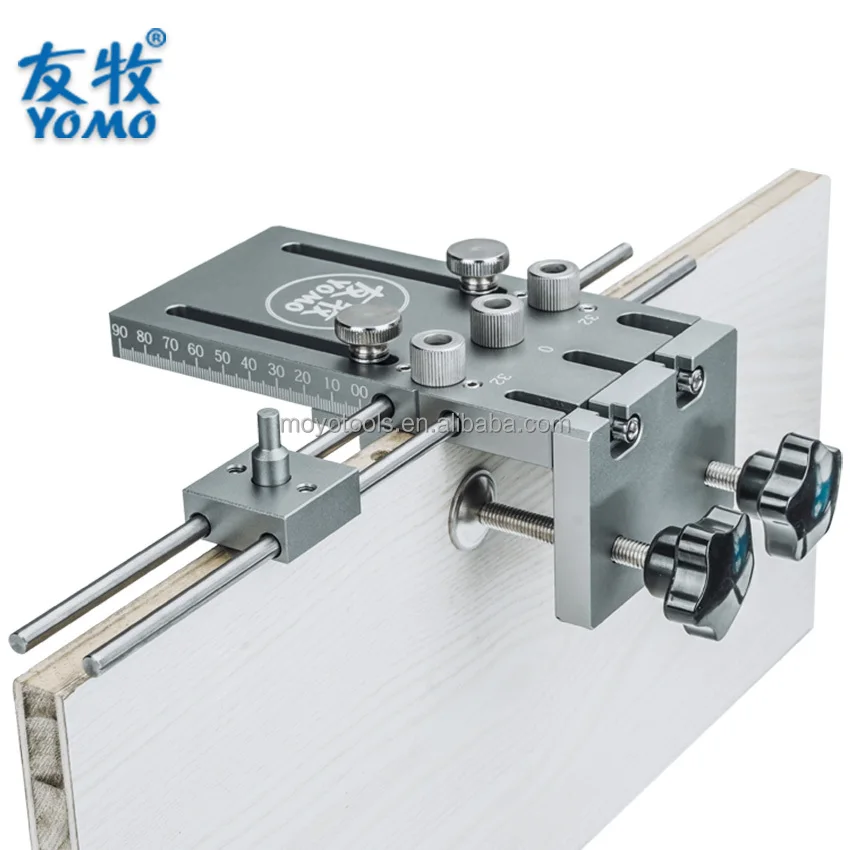 Upgrade Dowelling Jig for Furniture Fast Connecting Disassemble3 in 1 Woodworking Drill Locator MD590 for Punching Tools KitSTOC