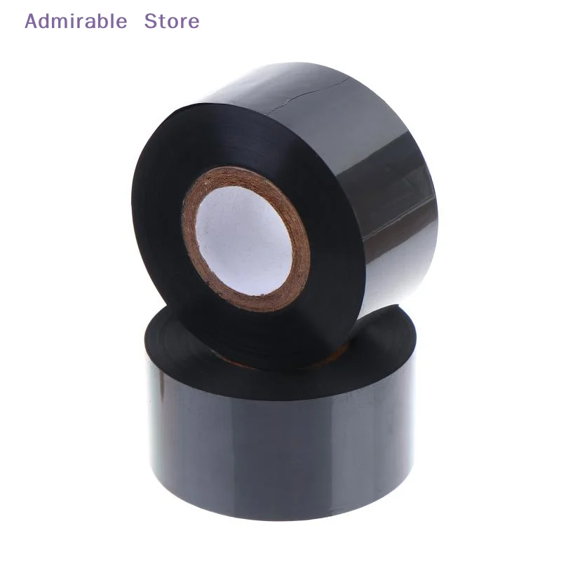 [W]FC2 30mm*100m Black Thermal Printing Ribbon For Stamping Machine Printer Ink Heat Transfer Tape Production Date Printing