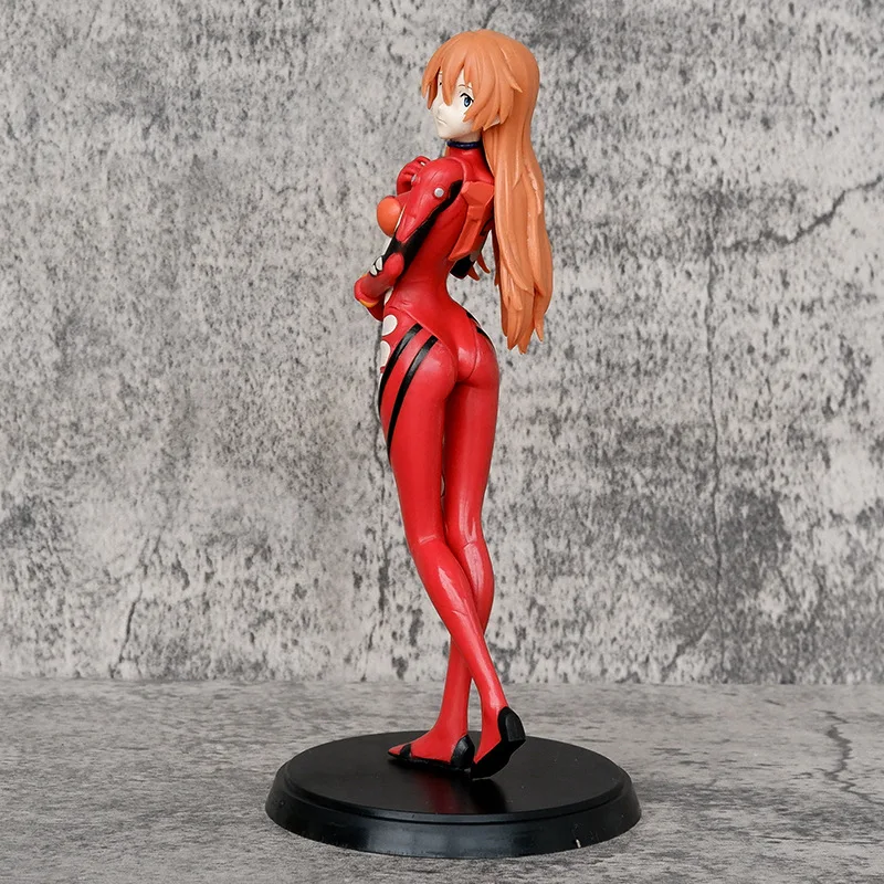 20cm Anime EVA bodysuit Asuka Langley Soryu Standing posture Action Figures PVC Model Statue Toys doll Desk Decor Gifts