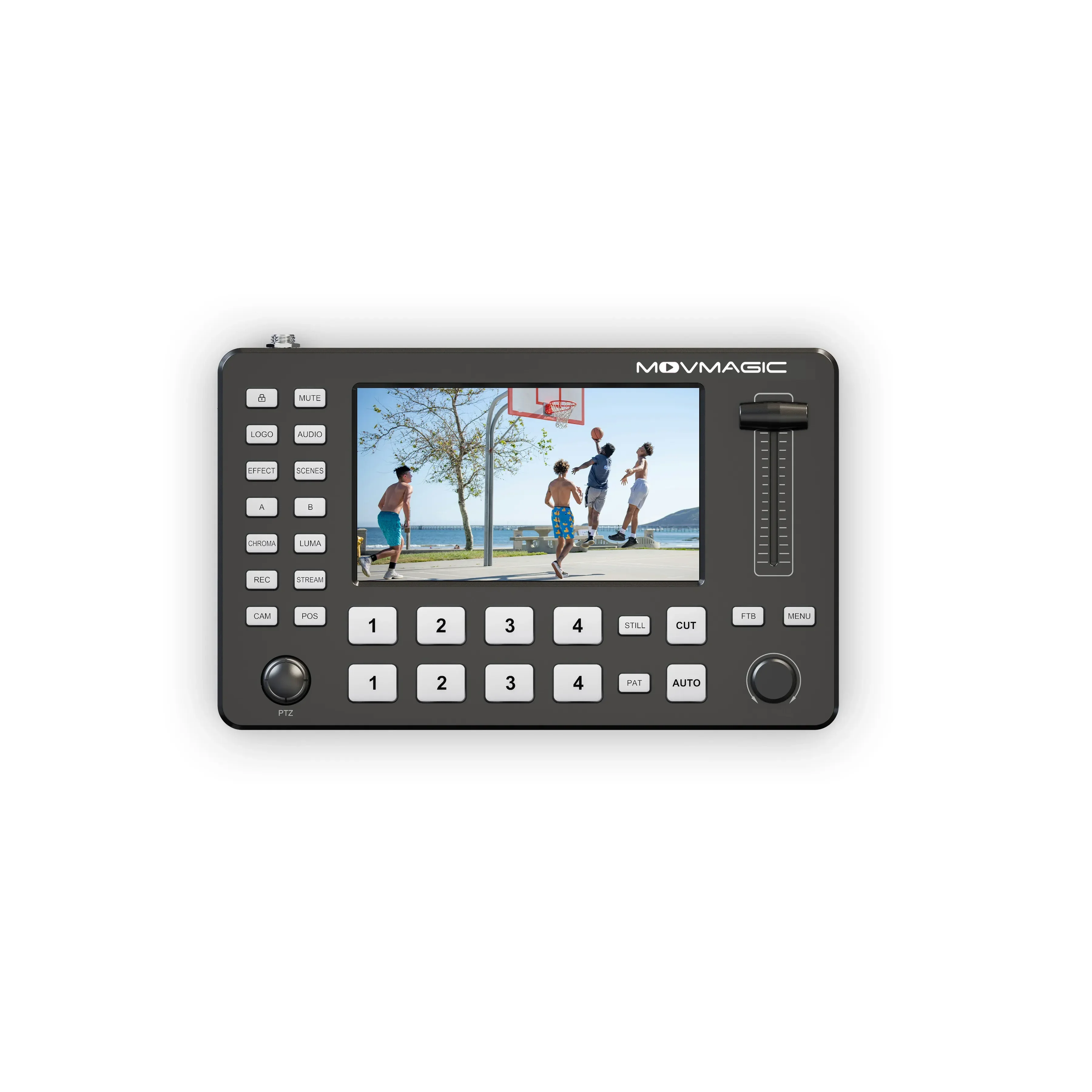

2026 New ModelLivestream Video Mixer Recorder Switcher With PTZ Camera Control Broadcast Switcher Live Production Mixer