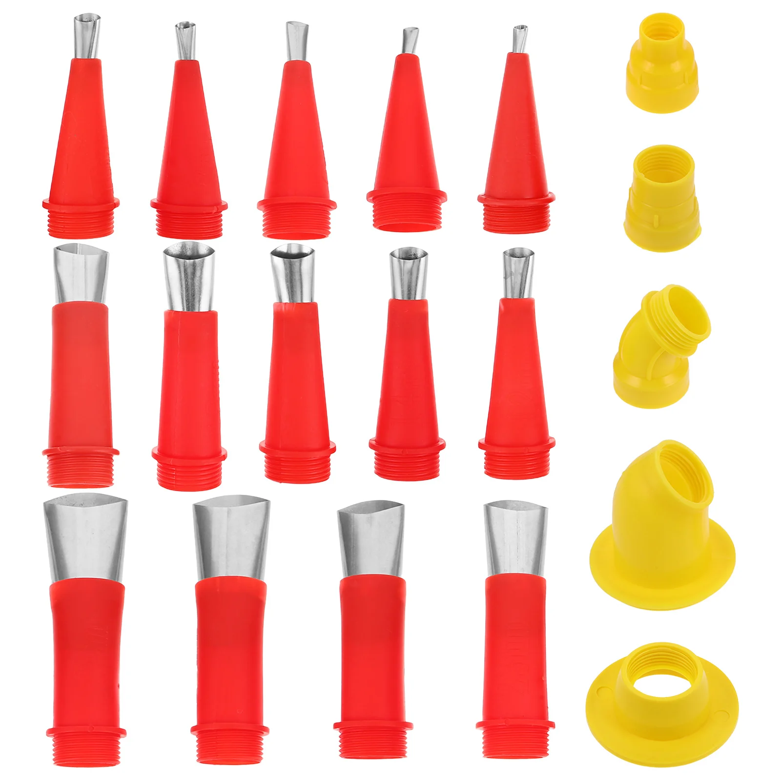 

1 Set Reusable Caulking Nozzle Tips Glue Applicator For Epoxy Mixing Sealant Dispensing Diy Home Repair Construction