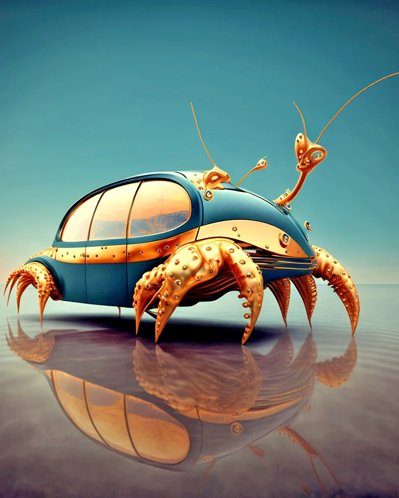 

Salvador Dali The Crab Painting, Art Picture Print Silk Poster, Home Wall Decor