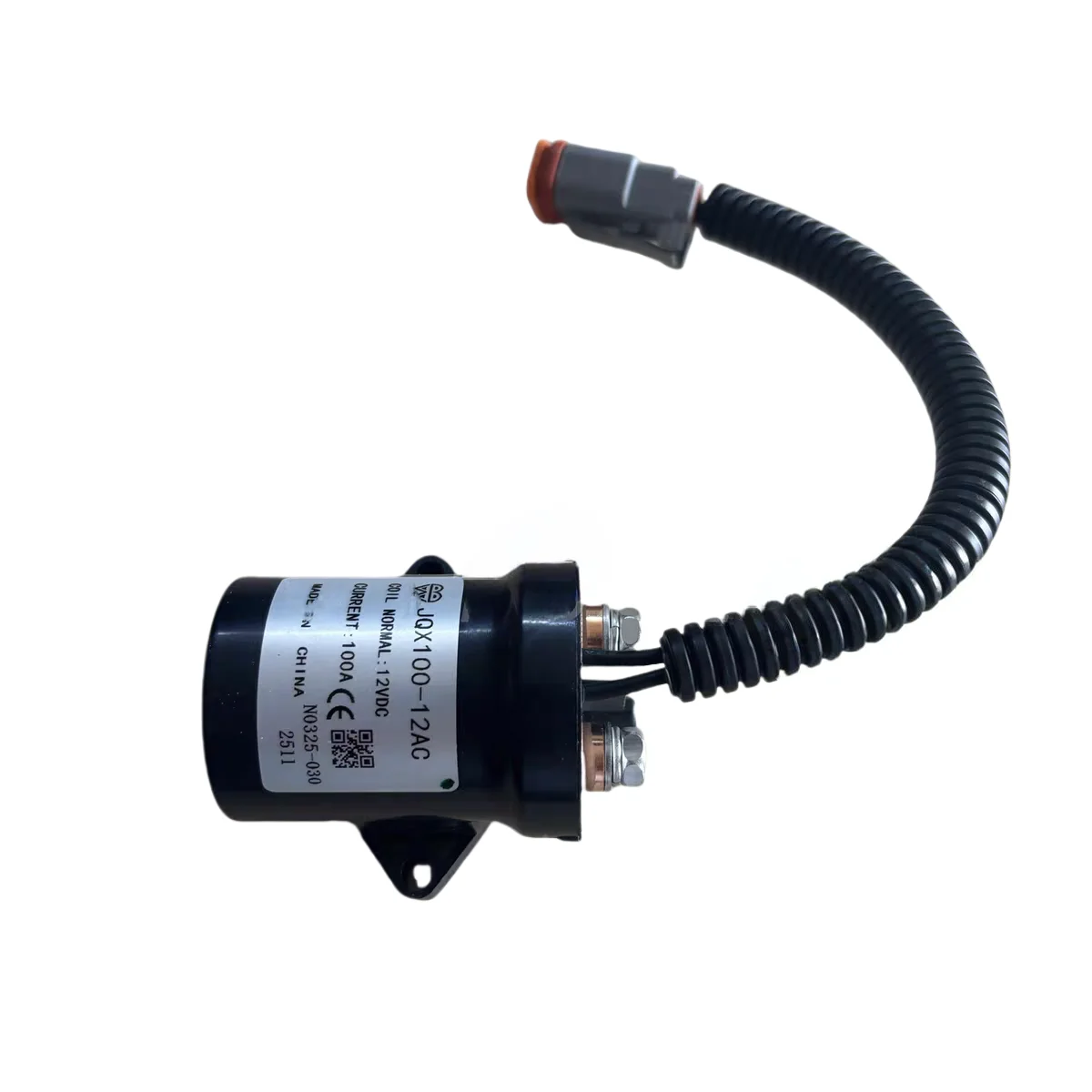 46C8754 Стартовое реле JQX100-12AC 12VDC Погрузчик-экскаватор Liugong; 46C6183 Реле предварительного нагрева запуска JQX100-24AC JQX200-24AC 24VDC