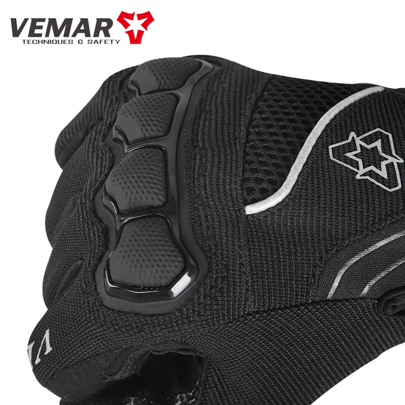 VEMAR Touch Screen Gloves for Couples Unisex Men Lady Breathable Cycling Mountain Bike Anti-Skid Enduro Moto Motorcycle Gloves