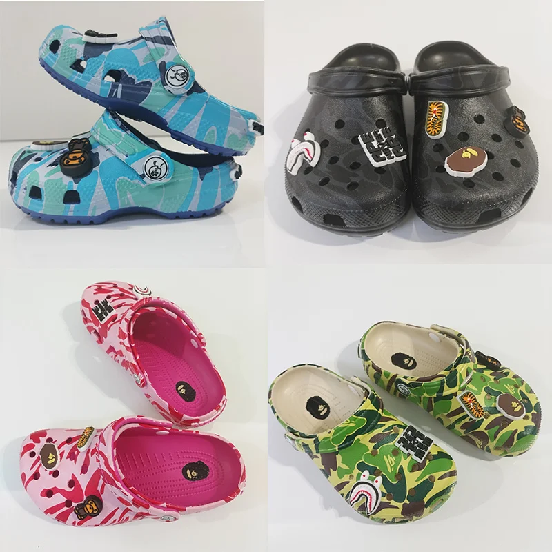 

Summer Anti-Slip Breathable Beach Shoes 'Hot Monkey' Trendy Casual Slippers Comfortable Soft Hole Design Outdoor Gifts