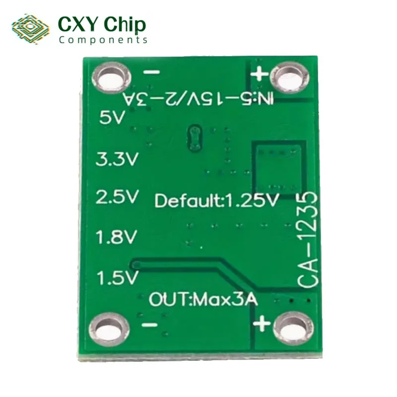 CA1235 Adjustable Power Module CA-1235 Buck Power Module 1.25V 1.5 1.8 2.5 3.3 5V Output 5-16V Input Step-Down Power Supply