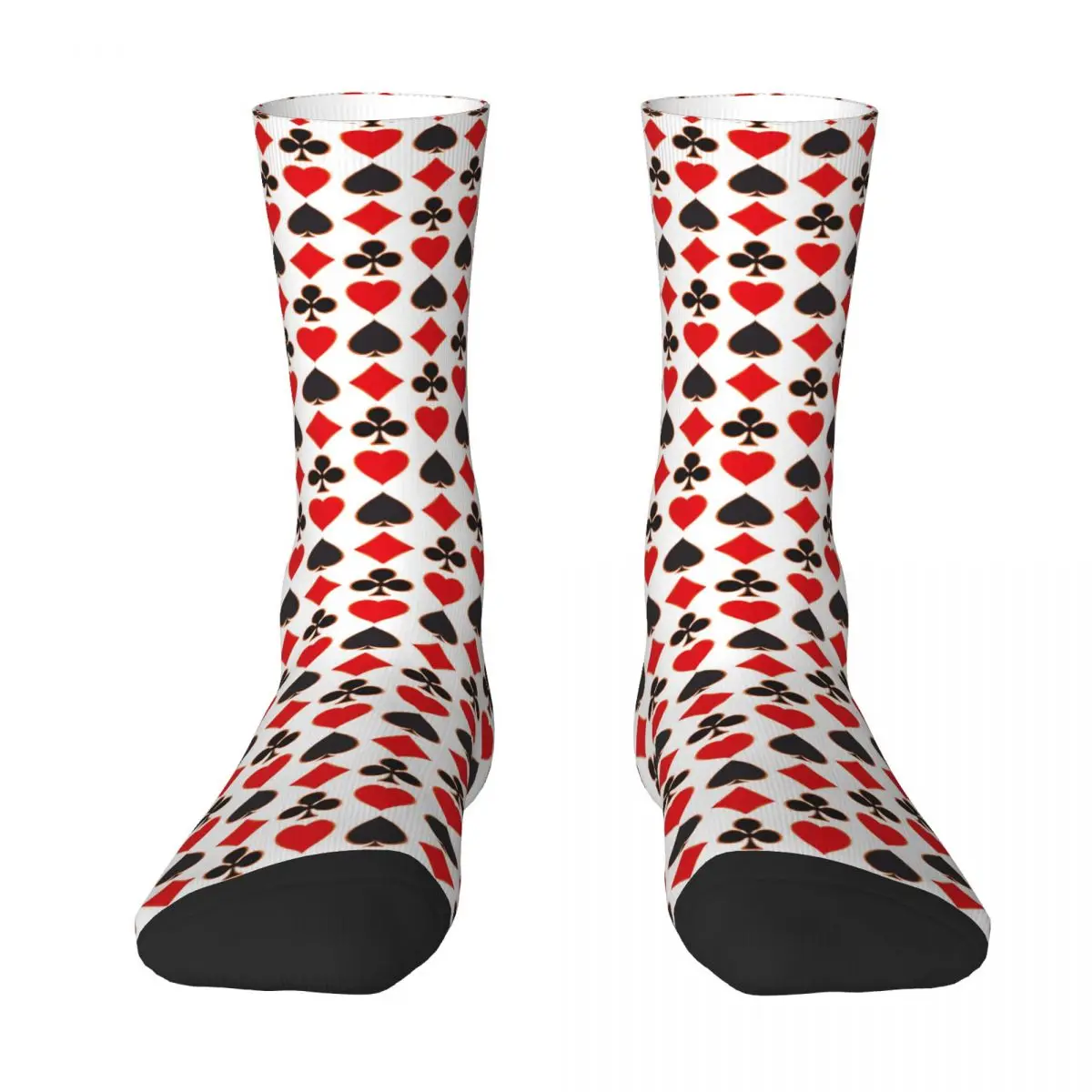 Cool Playing Cards Suit Kawaii Socks Sports Cartoon Pattern Socks