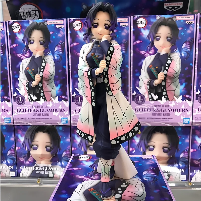 

Оригинальный Bandai Banpresto Demon Slayer Tsuyuri Glitter & Glamours-Shinobu Kocho, модели персонажей аниме, коллекционные подарочные игрушки