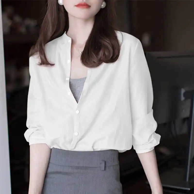 

Корейская Sle Light Maturi Hong Kong Flavor irts, женская летняя новая модная свободная шелковая длинная све, солнцезащитная блузка