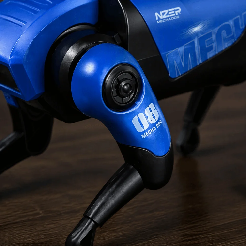Sound Effects Electric Robot Dog with Light Intelligent Walking Bionic Robot Dog Rotating Light Music Electronic Pet Boys