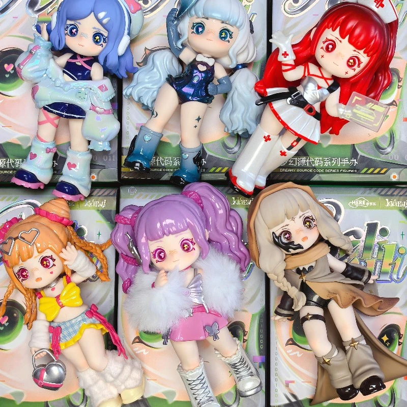 

KiliKili Dream Source Code Series Blind Box Kawaii Anime Figure Mystery Box Action Figure Pvc Desktop Decor Trend Toys Girl Gift