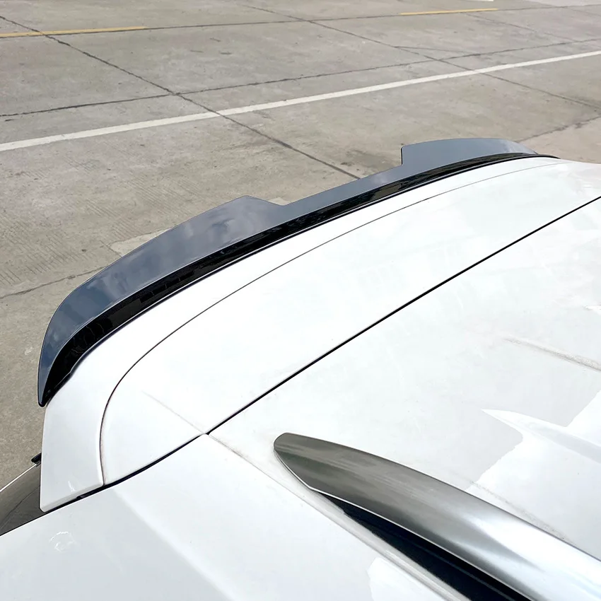 Car Rear Roof Spoiler Wing For Volkswagen VW Tiguan MK2 R R-Line 2017-2023 Tail Spoiler Wings Auto Body Kits - view 2