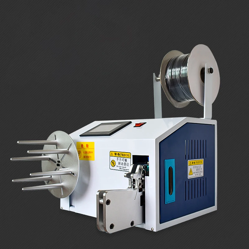 ماكينة ربط وتلف الأسلاك الأوتوماتيكية Borx-3-28 ماكينة تجليد الكابلات بقوة 220 فولت مع موزع أفلام مطاطي مجاني #6