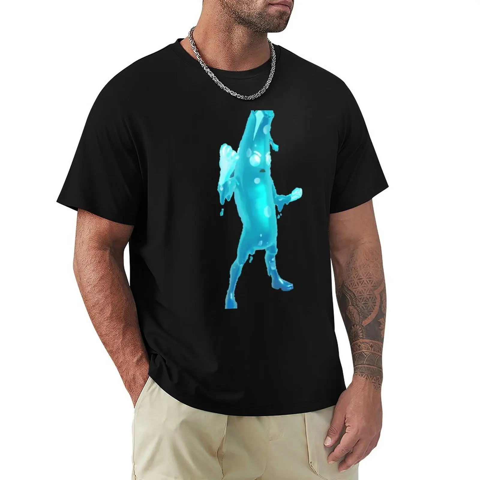 Banana Evolution Peely Gaming Character T-Shirt Trendy Pattern T-Shirt for Men