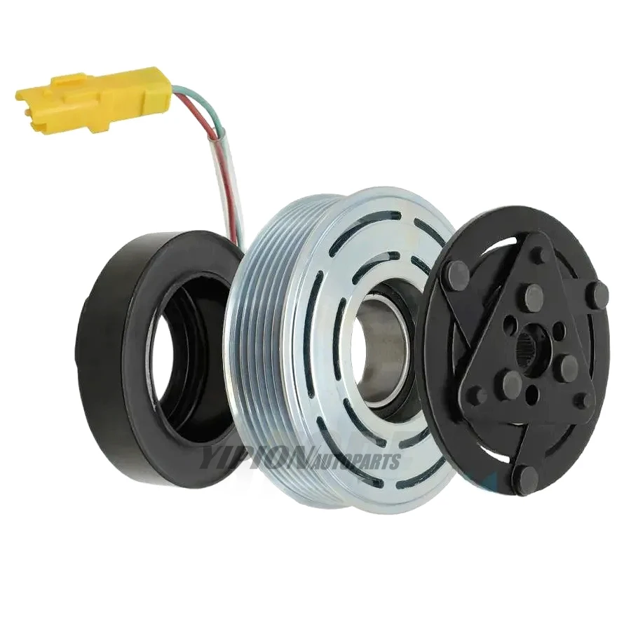 AC A/C Compressor Clutch Pulley FOR CITROEN C4 Grand Picasso I PEUGEOT 307 308 SW CC 6453WN 9684432480  9670318880 9684960580