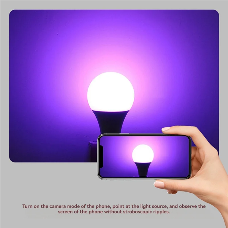 AK25-Led Colorful Light Bulb E27 Screw Bulb Lamp Dimming Remote Control With Memory Atmosphere Bulb