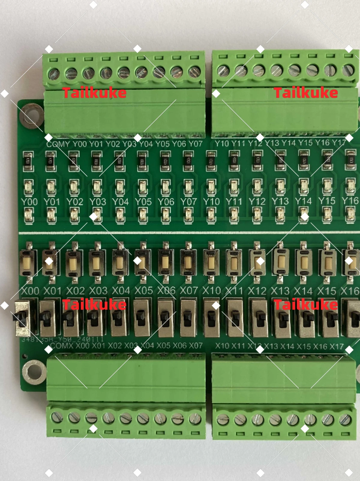PLC debug board/simulation board/16-channel input and output test board/PLC learning accessories/switch quantity IO module