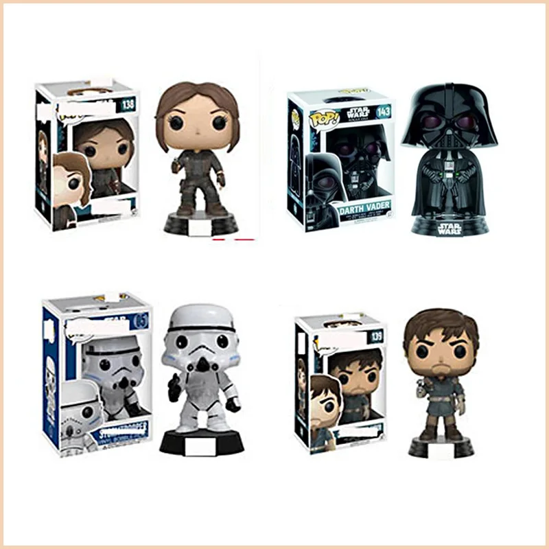 Funko Star Wars Anime Figure Darth Vader Figurine Jyn Erso Cassian Andor Figure Statue Model Ornament Customized Products Toys