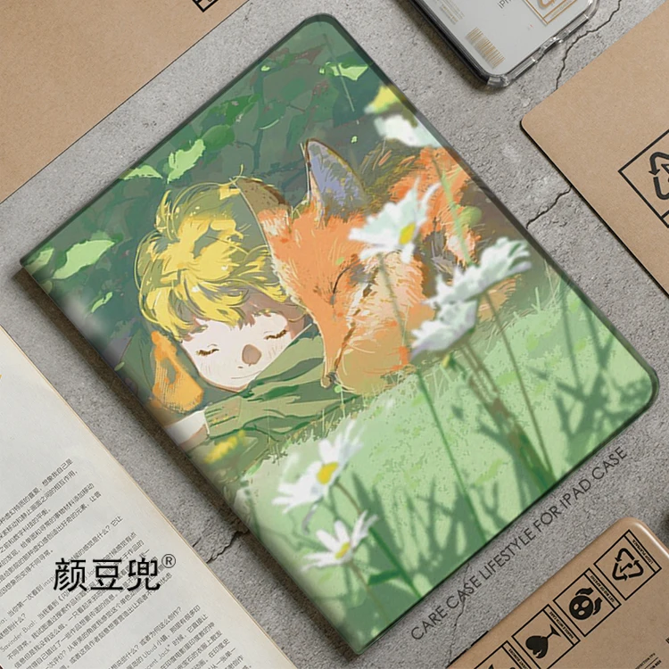 

Le Petit Prince Anime Fox For iPad 10.2 9th Mini 6 5 Case Luxury Silicone For iPad Air 3 4 5 10.9 For Pro 9.7 10.5 11 12.9 Case