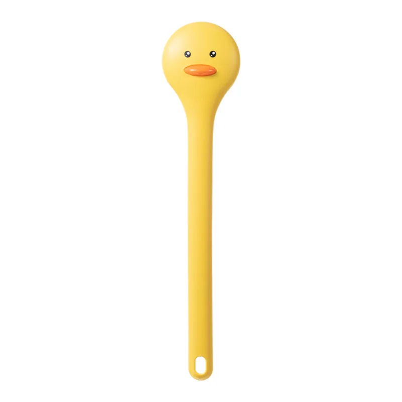 

Cute Yellow Duck Bath Body Brush with Comfy Bristles Long Handle Gentle Exfoliation Improve Skin,Wet or Dry Brushing Body Brush