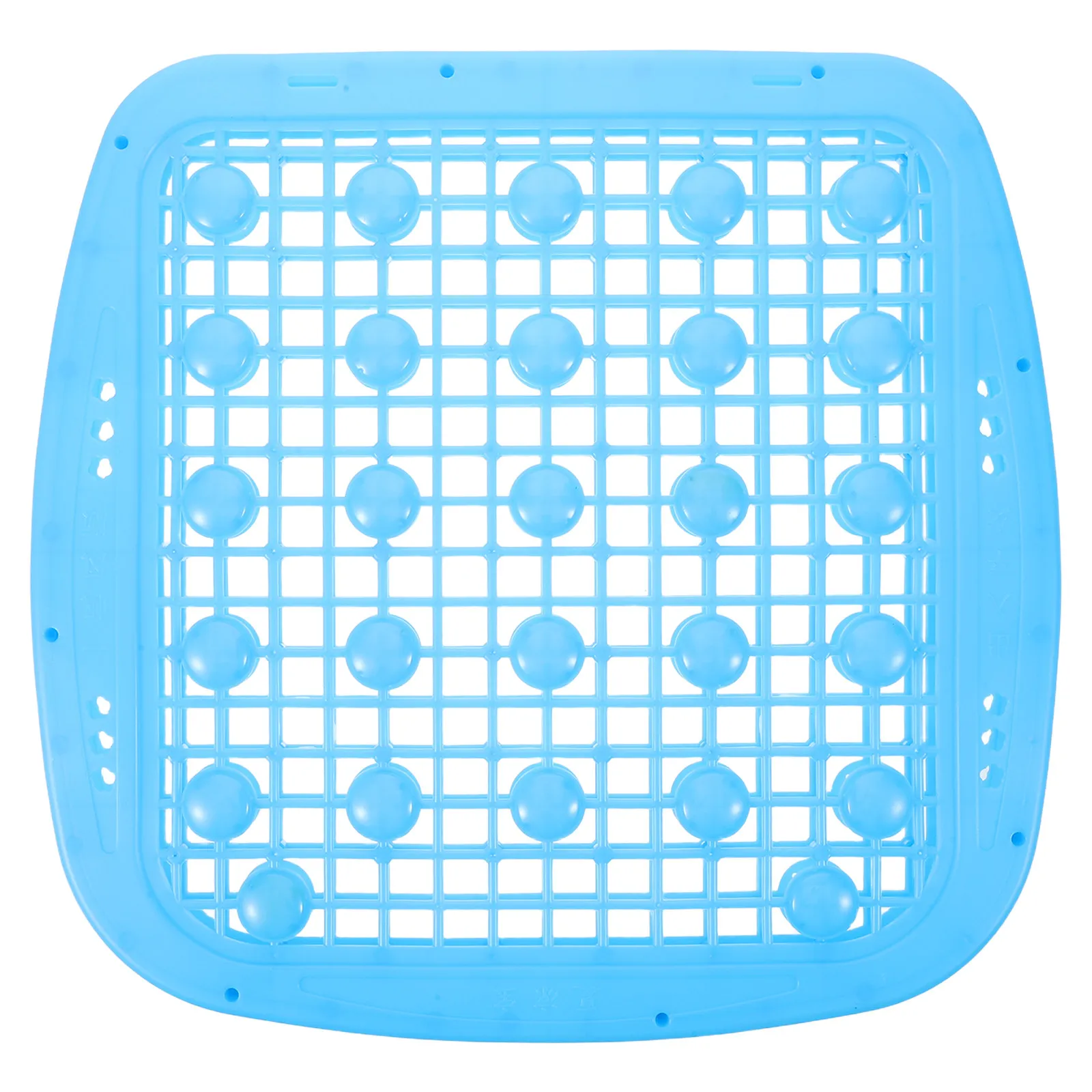 フォークリフトシートクッション通気性のある換気設計16x152中空デザインマッサージビーズ夏用冷却トラック掘削機ドライバーシートパッド