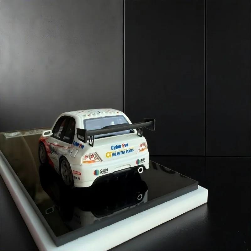 ERAQ & aLL iiN Fanatic 1/64 Evo9 FL5 R32 Egg Car Rocket Rabbit Resin Car Model Car Toy Collection Model Christmas Gift
