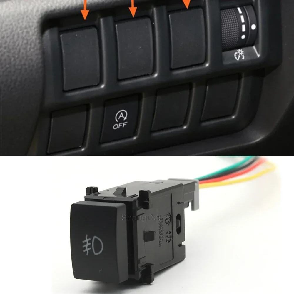 רכב LED אור מול ערפל מנורת מתג לדחוף כפתור מתג Retrofit מתג לסובארו פורסטר (SK) 2019 2020 2021