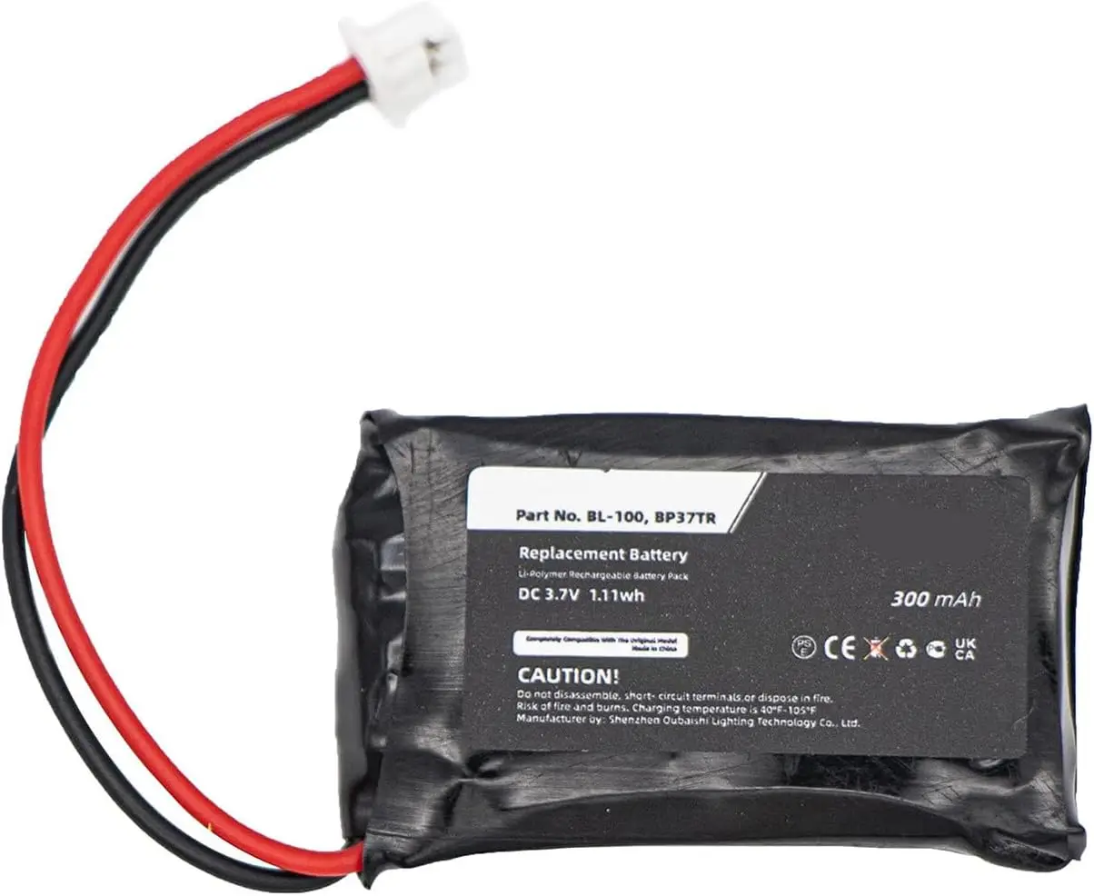 Replacement Battery for Educator PE-903Receiver RX-090Receiver ET-300Transmitter ME-300Transmitter 300TSTransmitter PL-711828