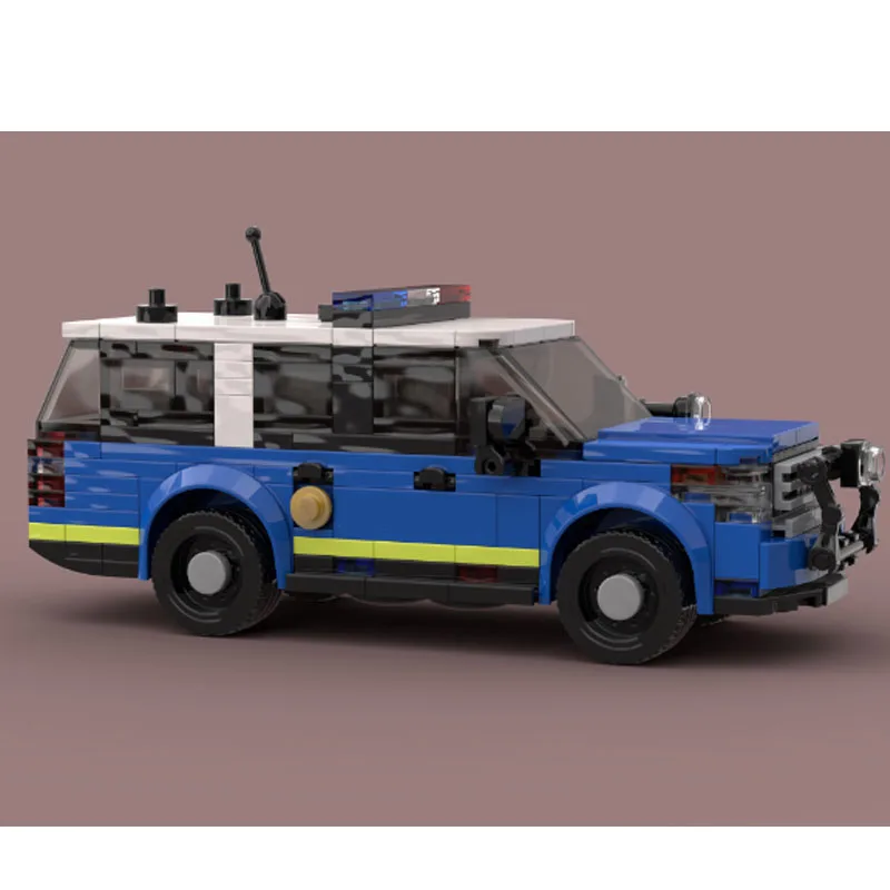 Classic Custom MOC-171847 Interceptor Car Police Car Stitching Model 321 Pieces Boy Toys Birthday Christmas Toys Gifts